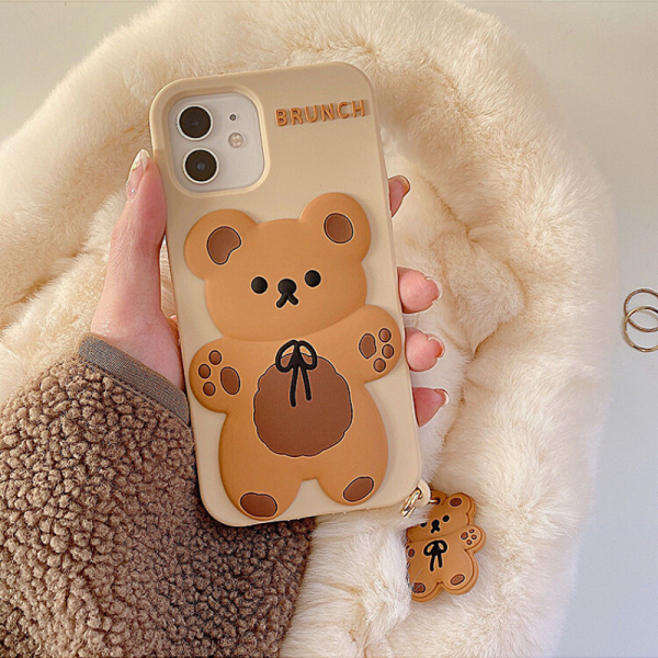 3D Bear Kawaii iPhone 11 Case