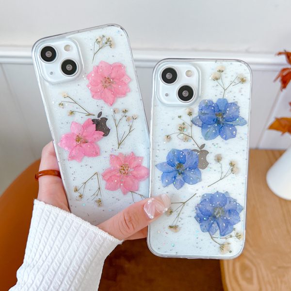 Cute Pressed Flowers iPhone Case
