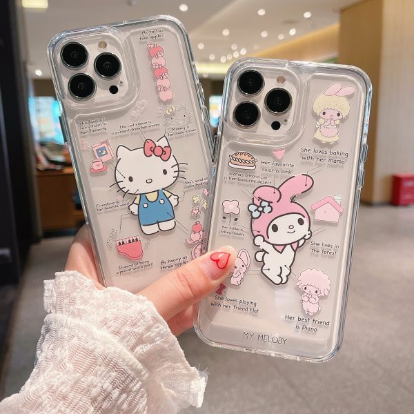 Hello Kitty Clear iPhone 13 Pro Max Case