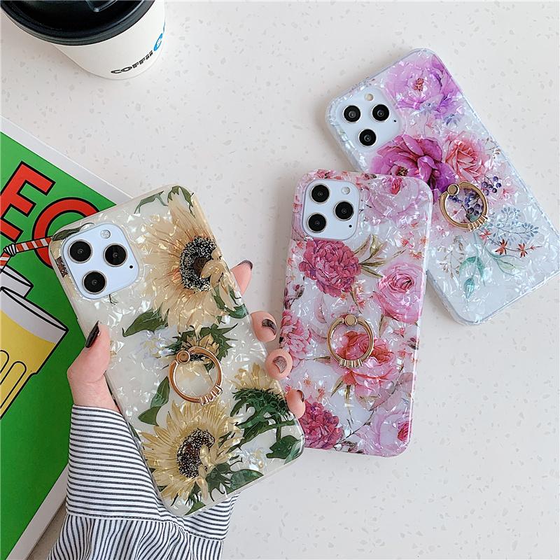 Opal Flowers iPhone Cases