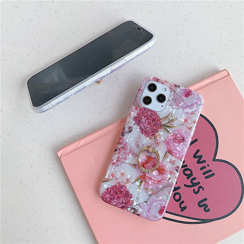 Pink Opal Flower iPhone Case