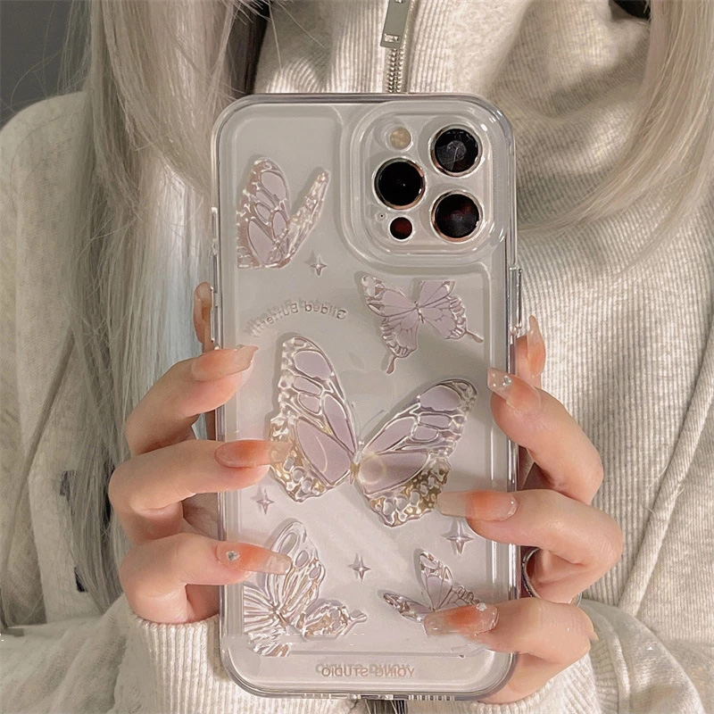 Pearl Butterfly iPhone Case