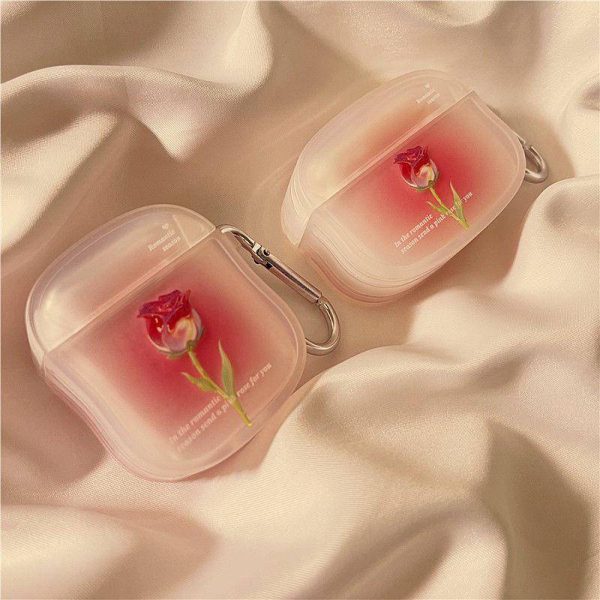 Pink Rose AirPods Cases