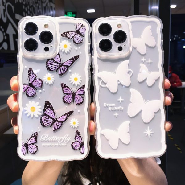 Wavy Butterfly iPhone 13 Pro Max Case
