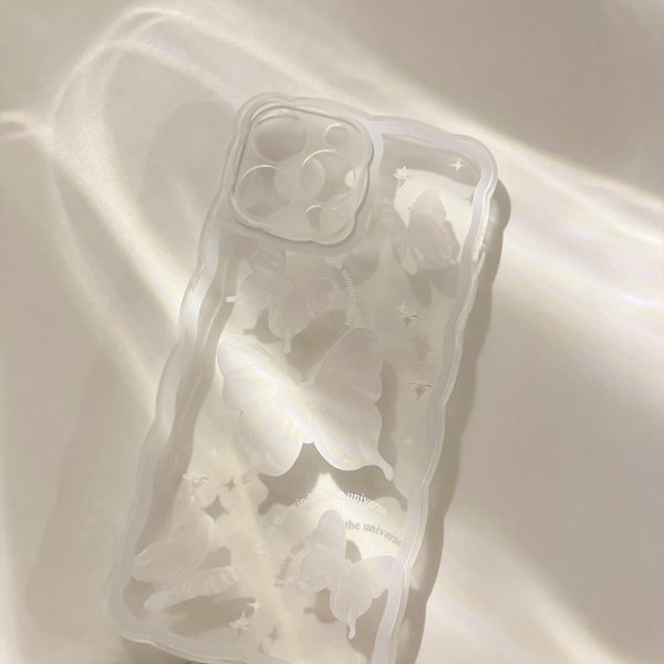 White Butterfly iPhone 14 Pro Max Case