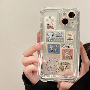 Clear Snoopy iPhone 14 Case