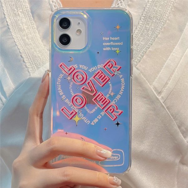 Holographic Lover iPhone Case