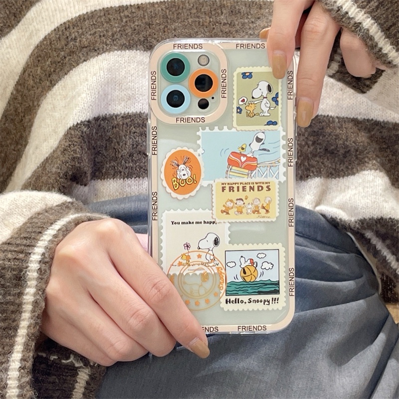 Snoopy Stamps iPhone Case