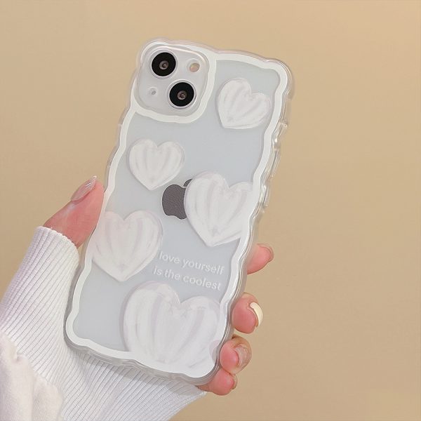 Wavy Heart iPhone Case
