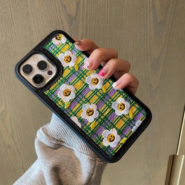 Smiley Sunflower iPhone 14 Pro Max Case