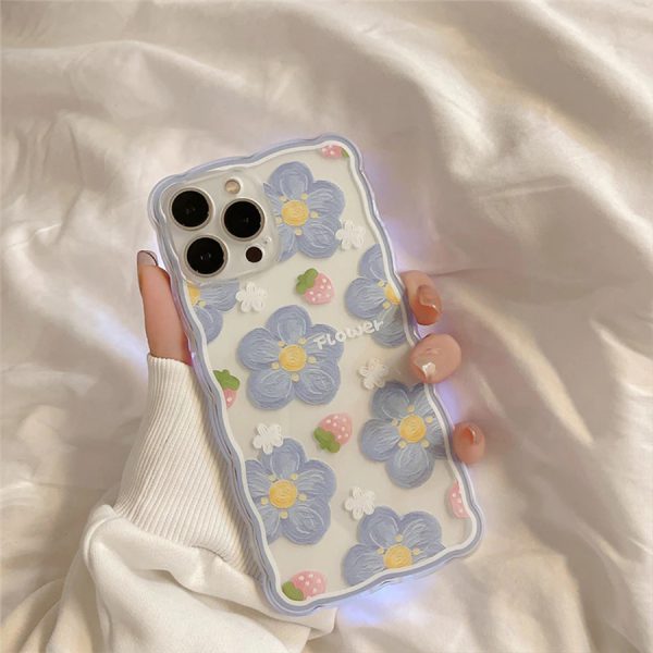 Strawberry & Flowers iPhone 12 Pro Max Case