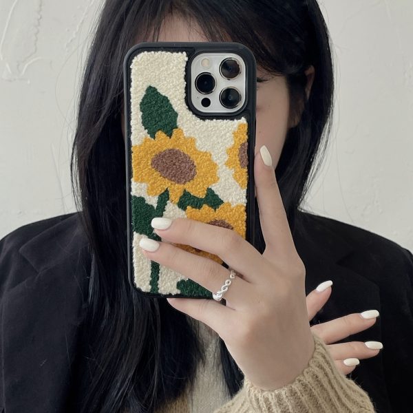 Sunflower Plush iPhone Case