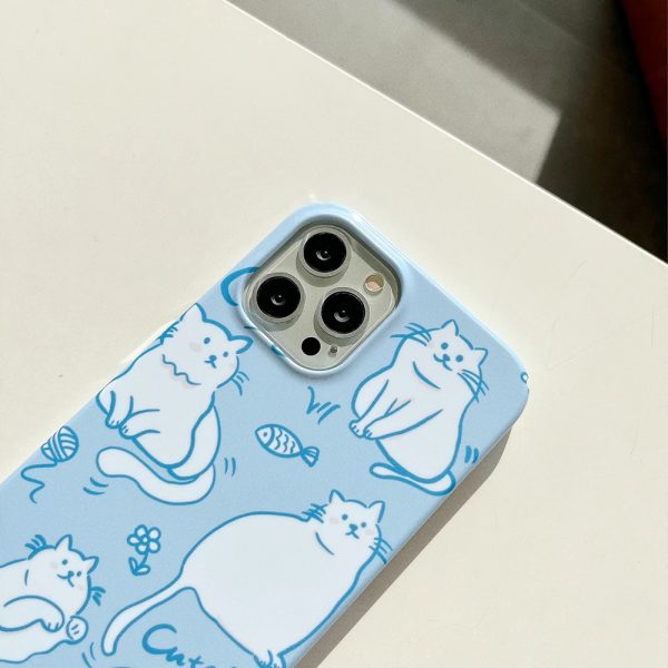 White Cat iPhone 11 Pro Max Case