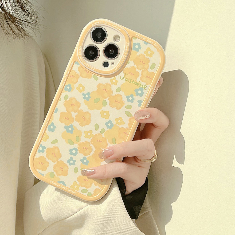 Yellow Jasmin Flower iPhone 14 Pro Max Case