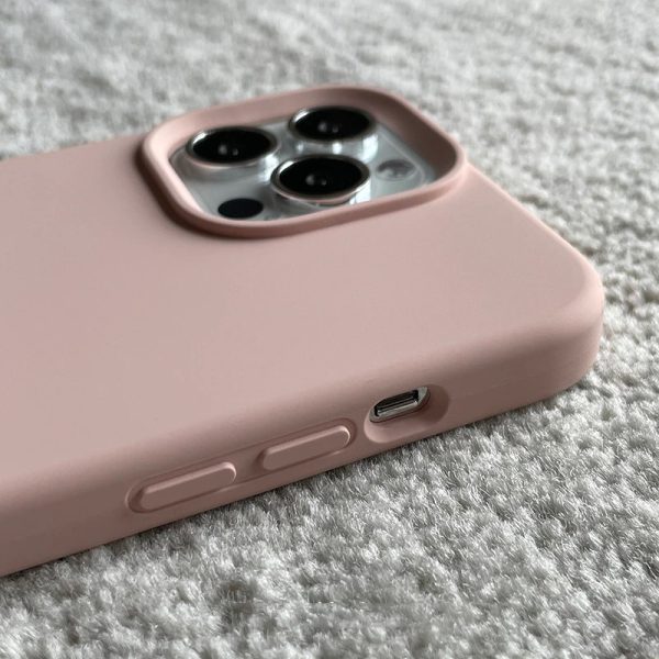 Soft Pink Silicone iPhone 14 Pro Max Case