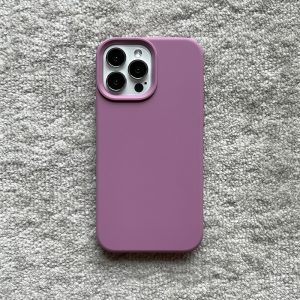 Purple Soft Silicone iPhone 13 Pro Max Case