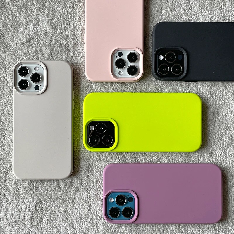 Colorful Soft Silicone iPhone 14 Pro Max Cases