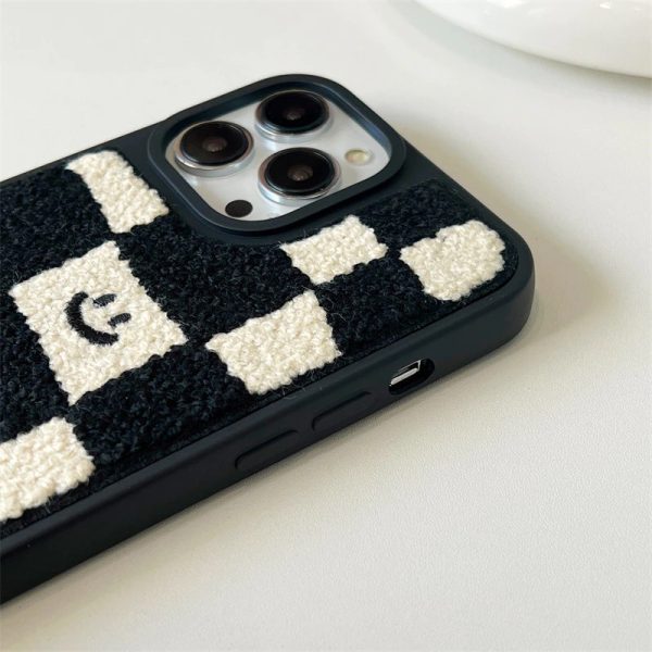 Checkered Plush iPhone Case