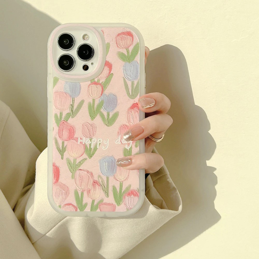 Watercolor Tulip iPhone 13 Pro Max Case