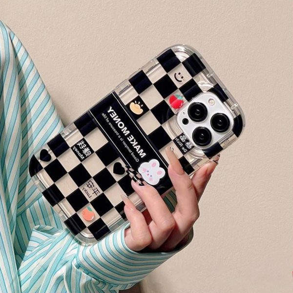 Checkered Kawaii iPhone 12 Pro Max Case