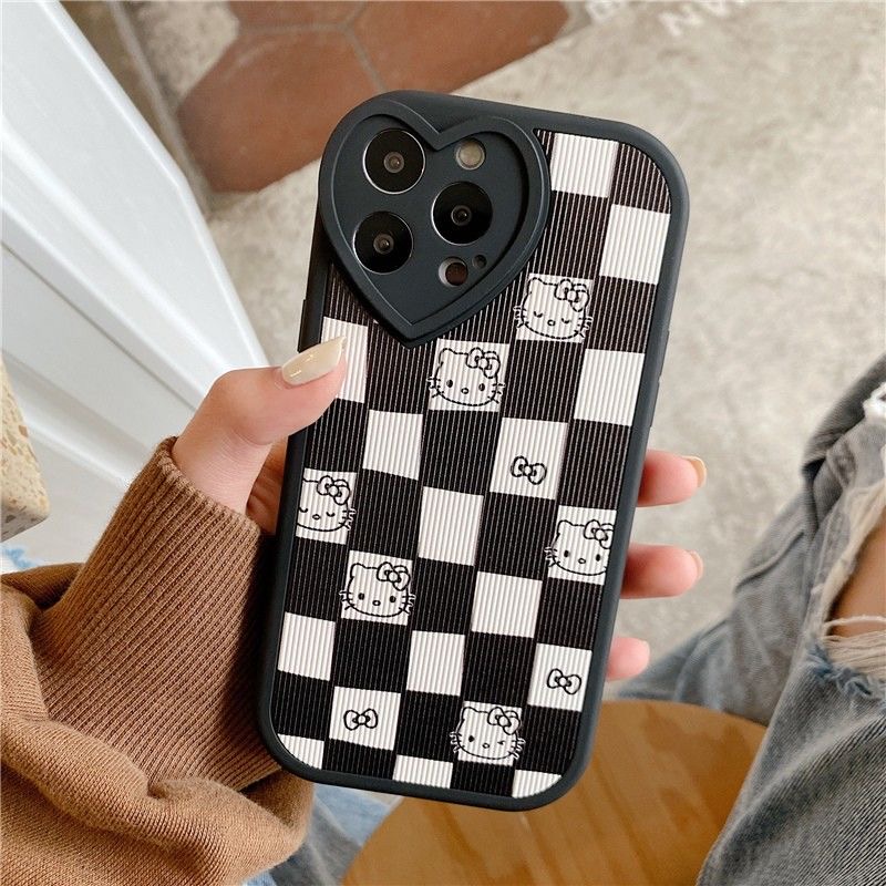 Black & White Hello Kitty Case