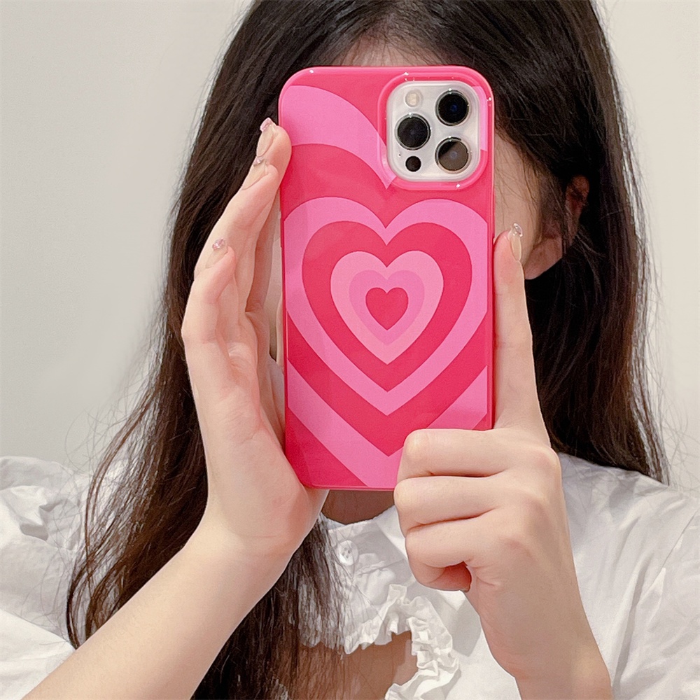 Pink Heart iPhone 12 Pro Max Case