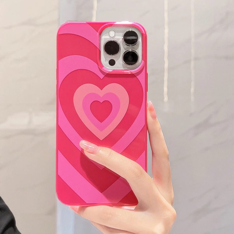 Pink Heart iPhone Case FinishifyStore