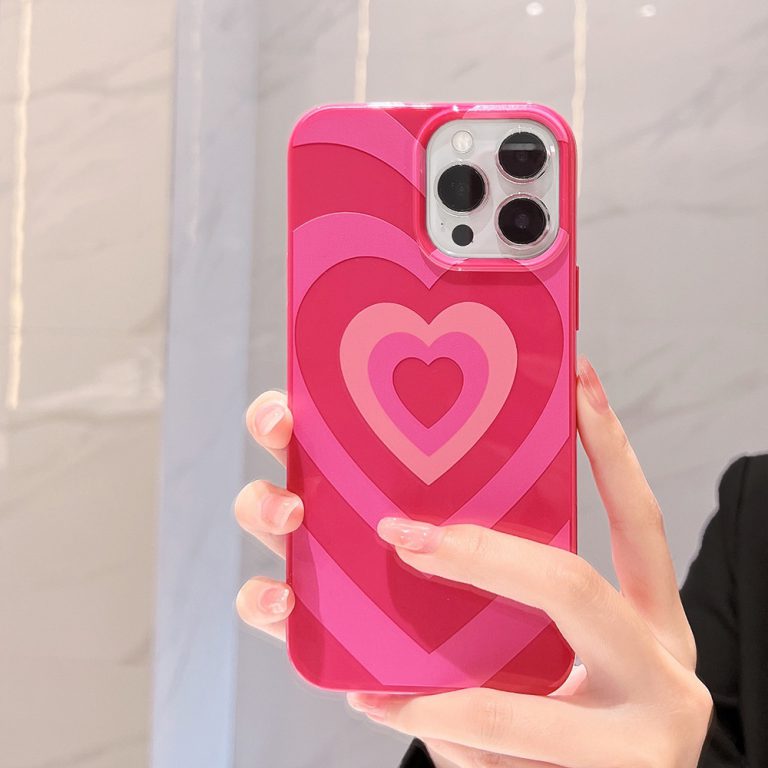 Pink Heart iPhone Case FinishifyStore