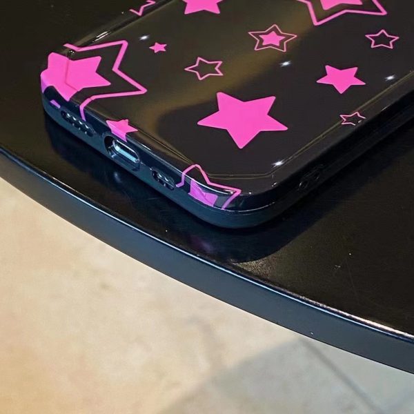 Pink Stars iPhone Case