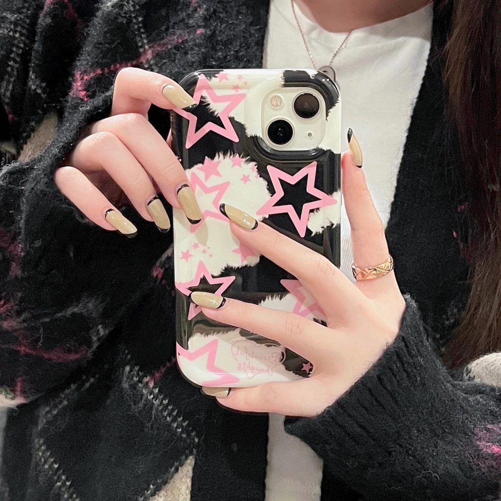 Pink Stars iPhone 13 Case