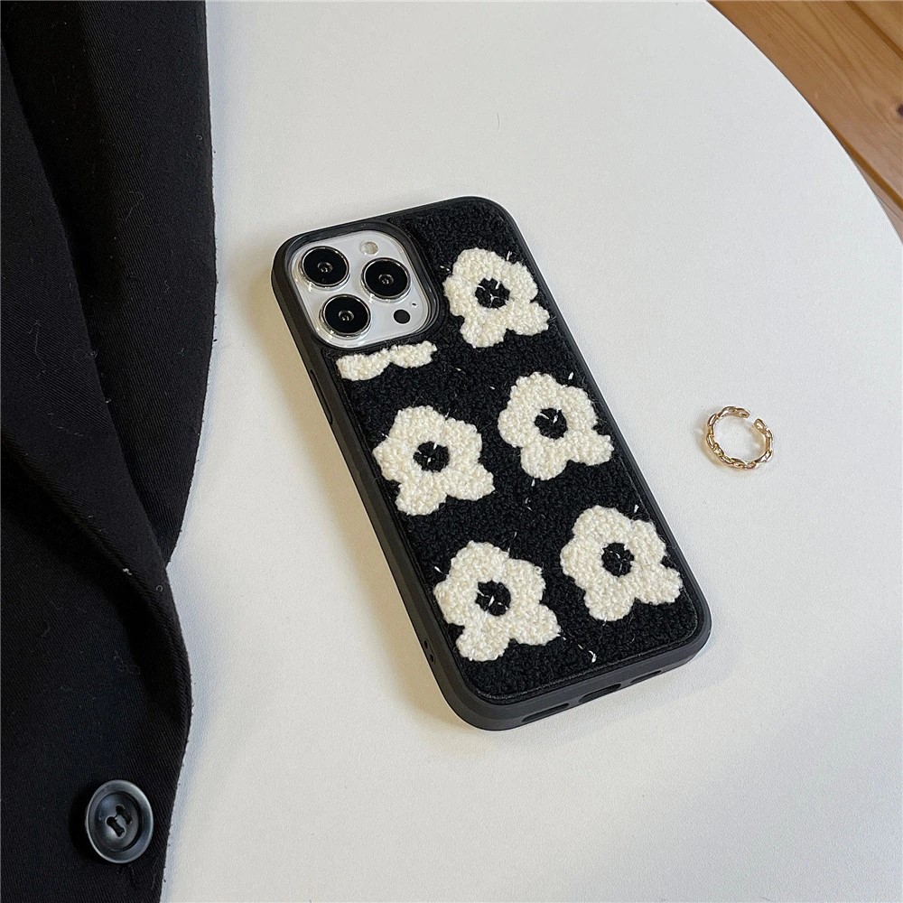 Plush Flower iPhone 14 Pro Max Case