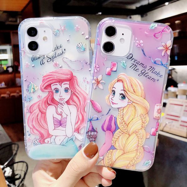 Rapunzel & Ariel iPhone Case