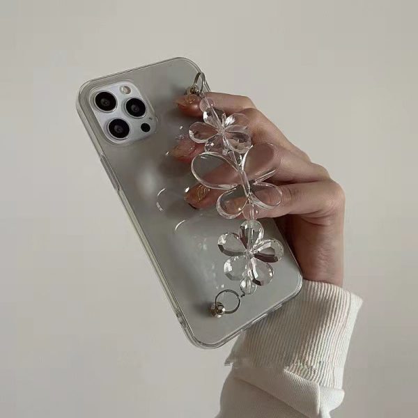 Clear iPhone 13 Pro Max With Floral Chain