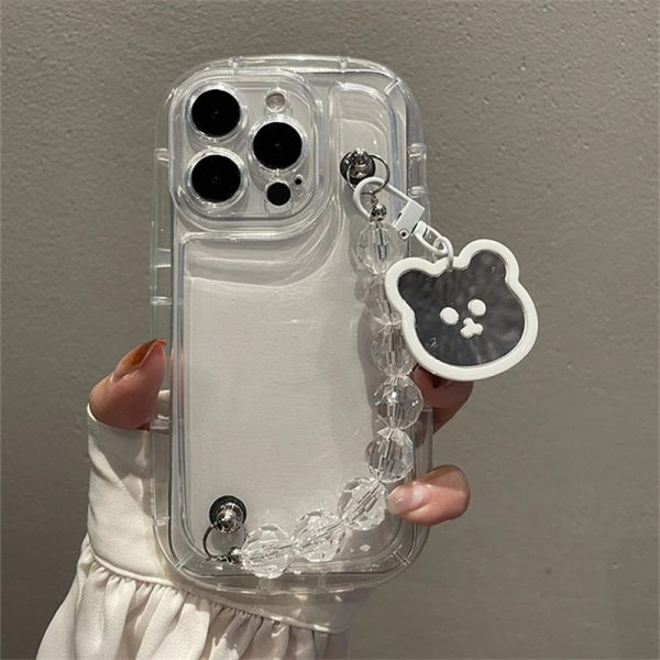 Bear Chain Clear iPhone 13 Pro Max Case