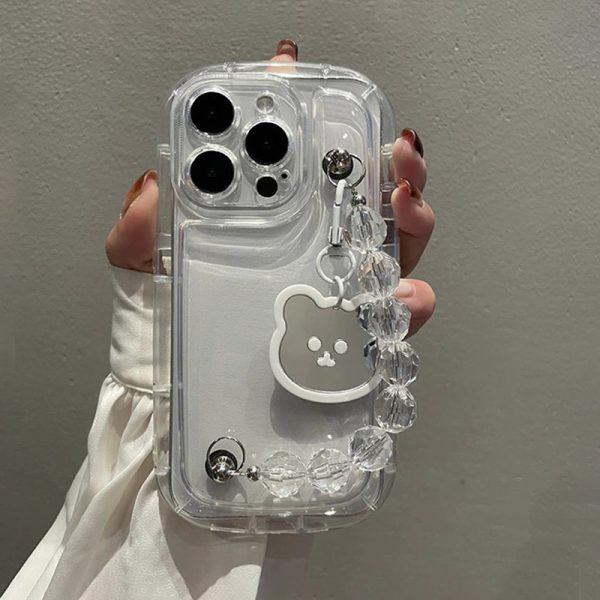 Bear Chain Clear iPhone 14 Pro Max Case