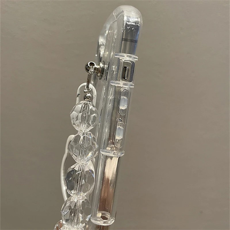 Bear Chain Clear iPhone Case