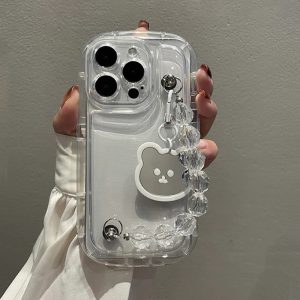 Clear Shockproof Case With Chain