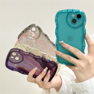 Wavy Clear iPhone Cases