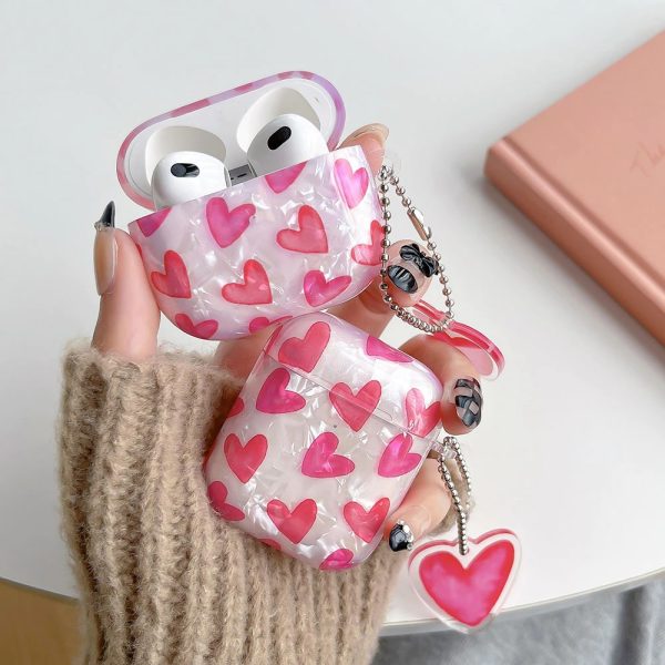 AirPods Cases Pink Heart