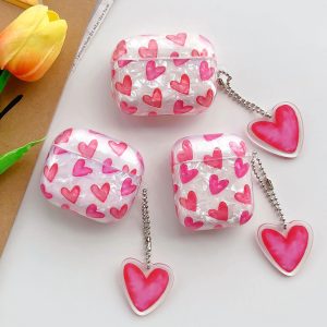 Pink Hearts AirPods Cases