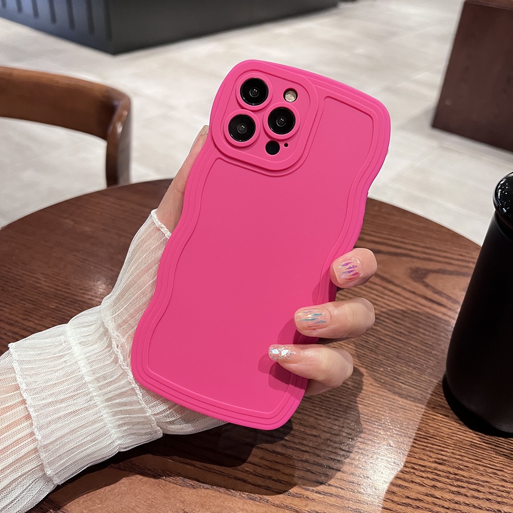 Pink Wavy iPhone Case