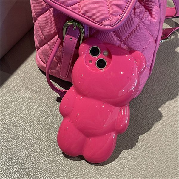 iPhone 13 Pink Teddy Bear Case