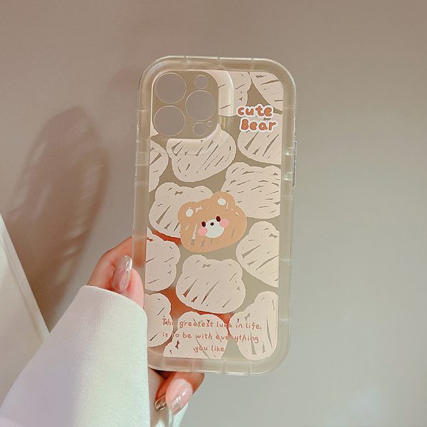 Milky Teddy Bear iPhone Cases