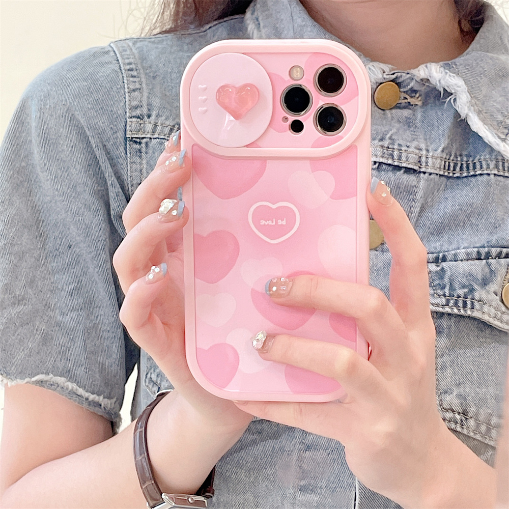 Pink Hearts Phone Case Tough Phone Case iPhone 13 Case 