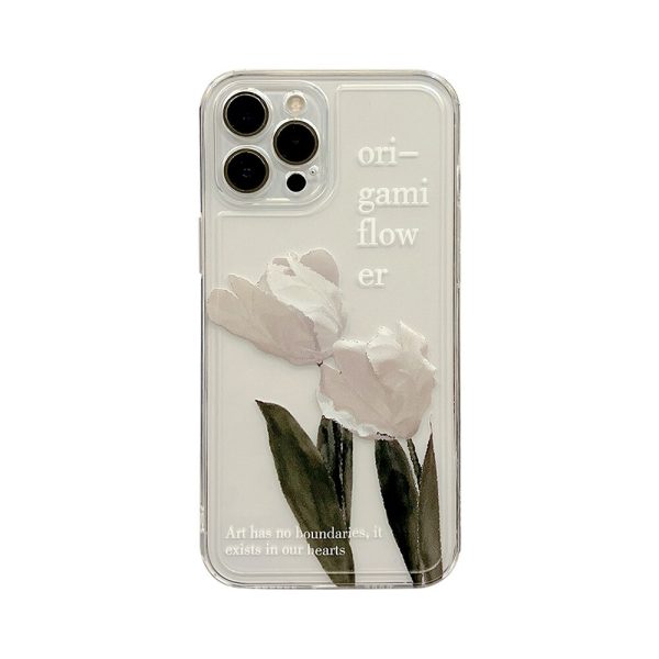 White Flower iPhone 13 Pro Max Case