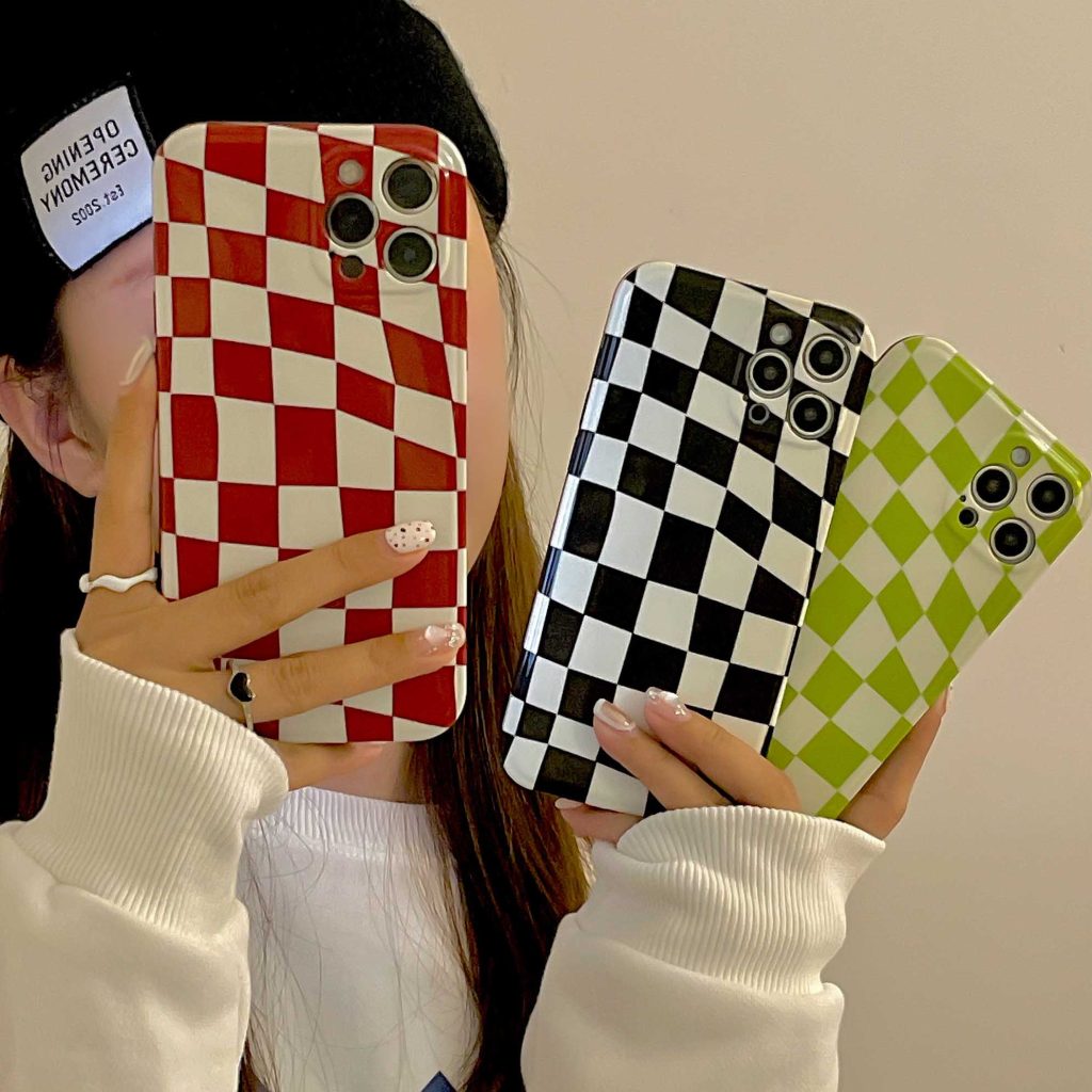 iPhone 12 Pro Max Checkered Cases