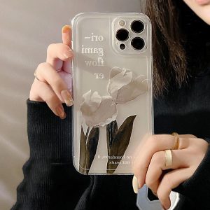 White Flower iPhone Case
