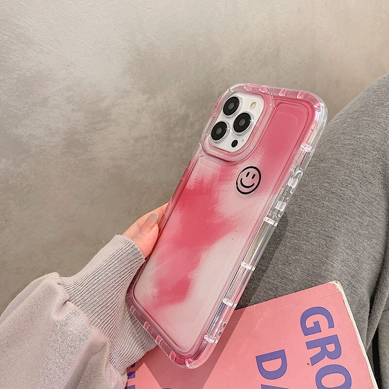 Clear Pink iPhone Case